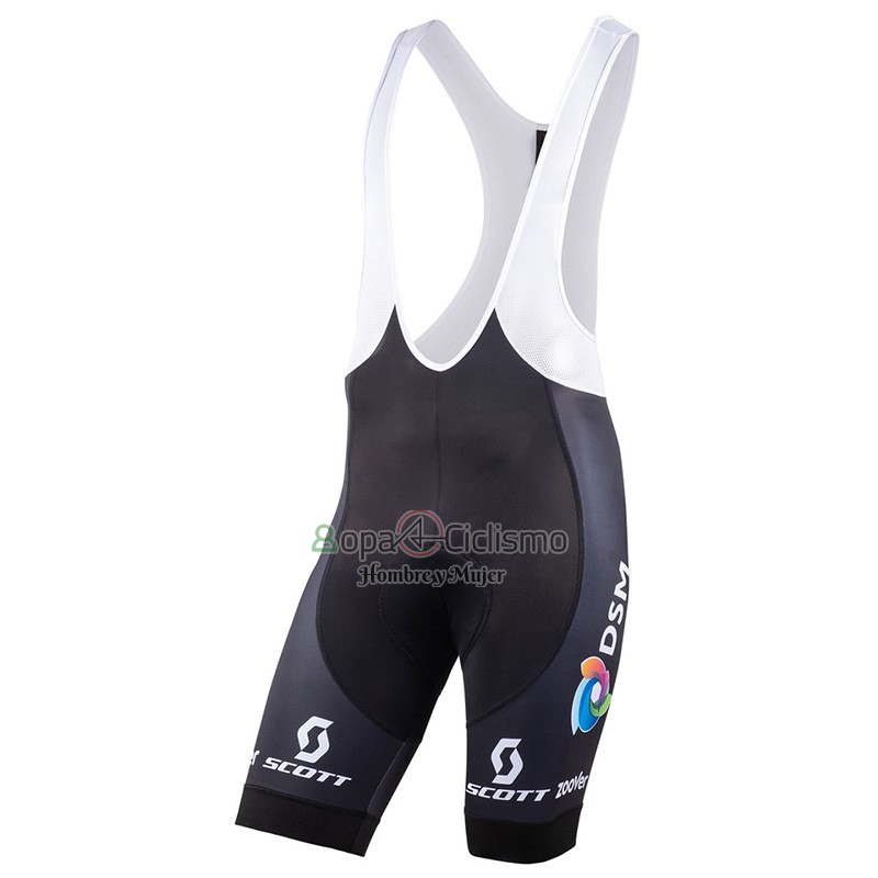 Team DSM Firmenich Ropa Ciclismo Culotte Corto 2023 Mangas Cortas Negro Azul